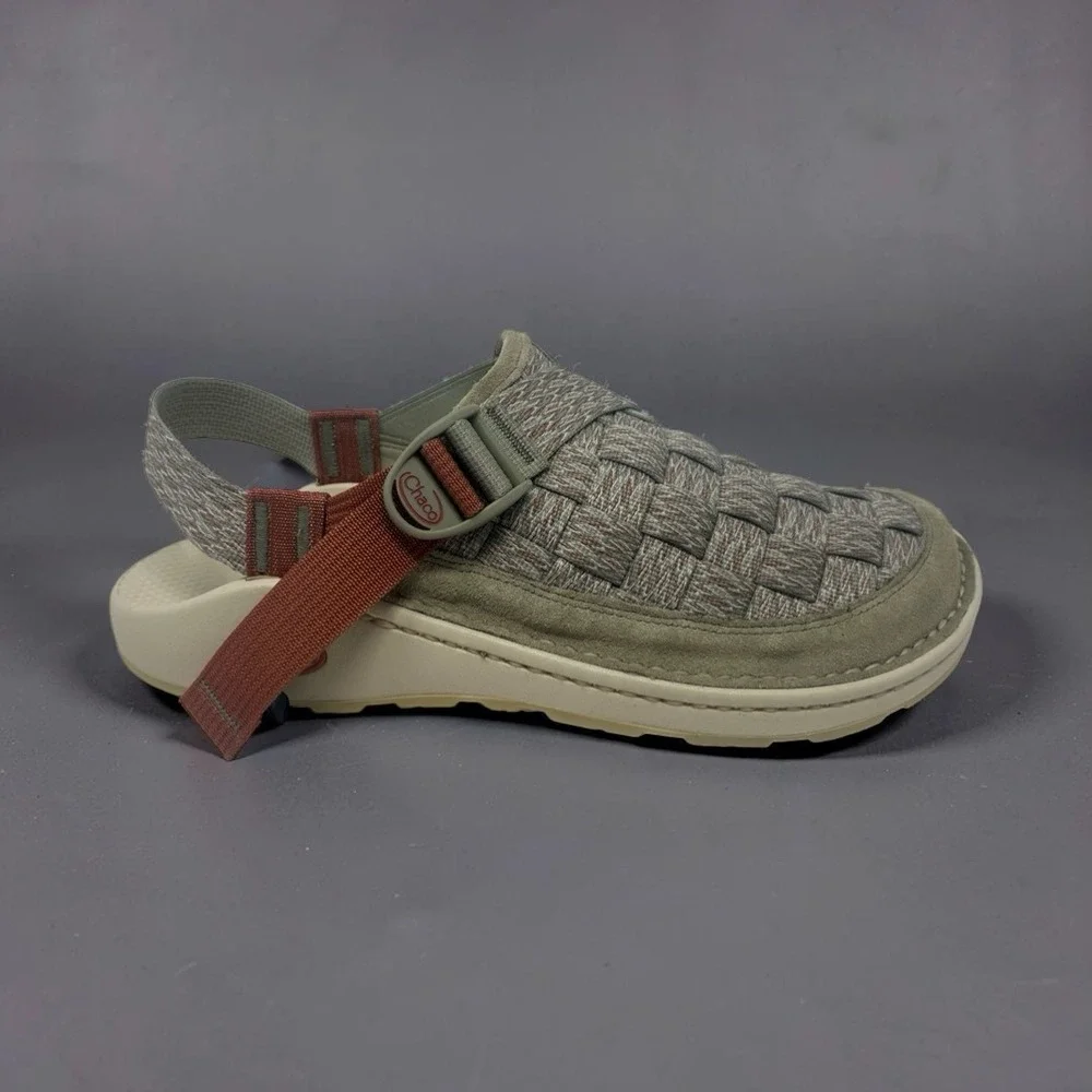 Chaco Canyon Woven Clog - Hut Fungi Beige/Kaki Earth Tones - Men's Size 11 NIB